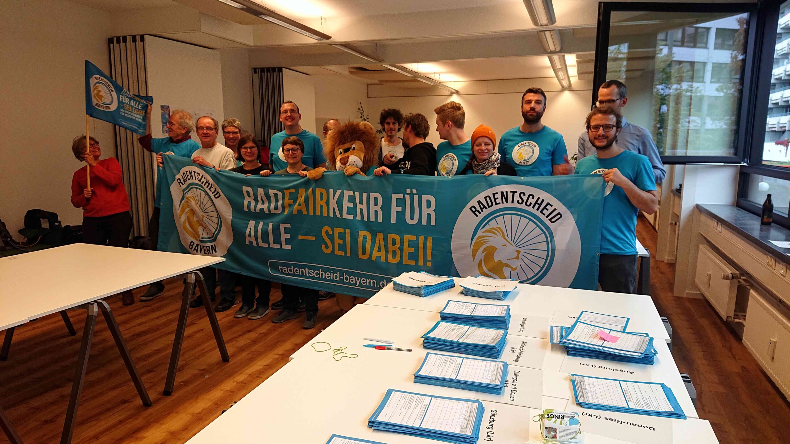 Radentscheid Bayern: Erste Sortier- und Zählaktion